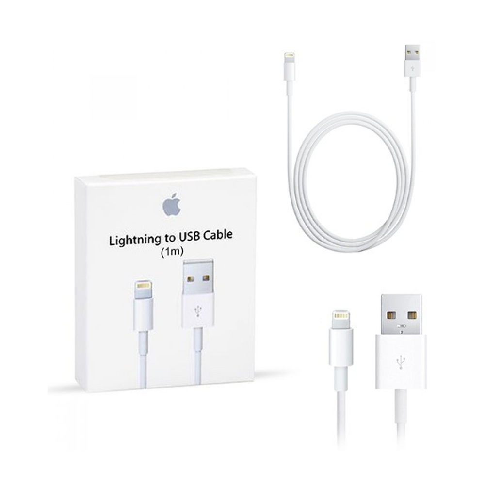 Кабель USB-A — Lightning Apple для iPhone (Foxconn) в упаковке 1м