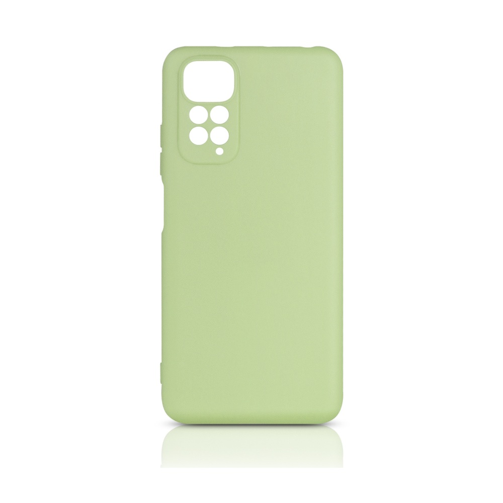 Силиконовый чехол для Xiaomi Redmi Note 11/11s DF xiCase-61 (light green)