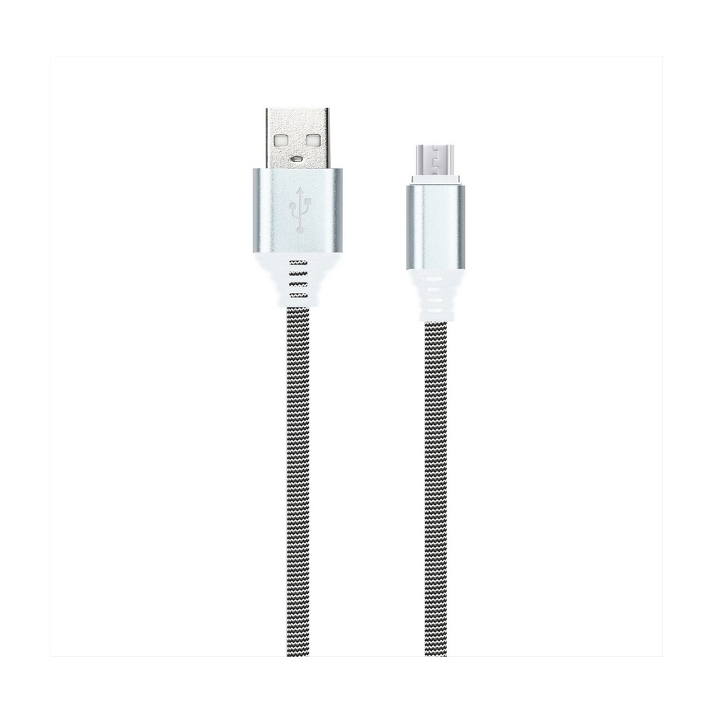 Кабель USB-A — Micro-USB SmartBuy Flow 3D в оплетке TPE длина 1 м