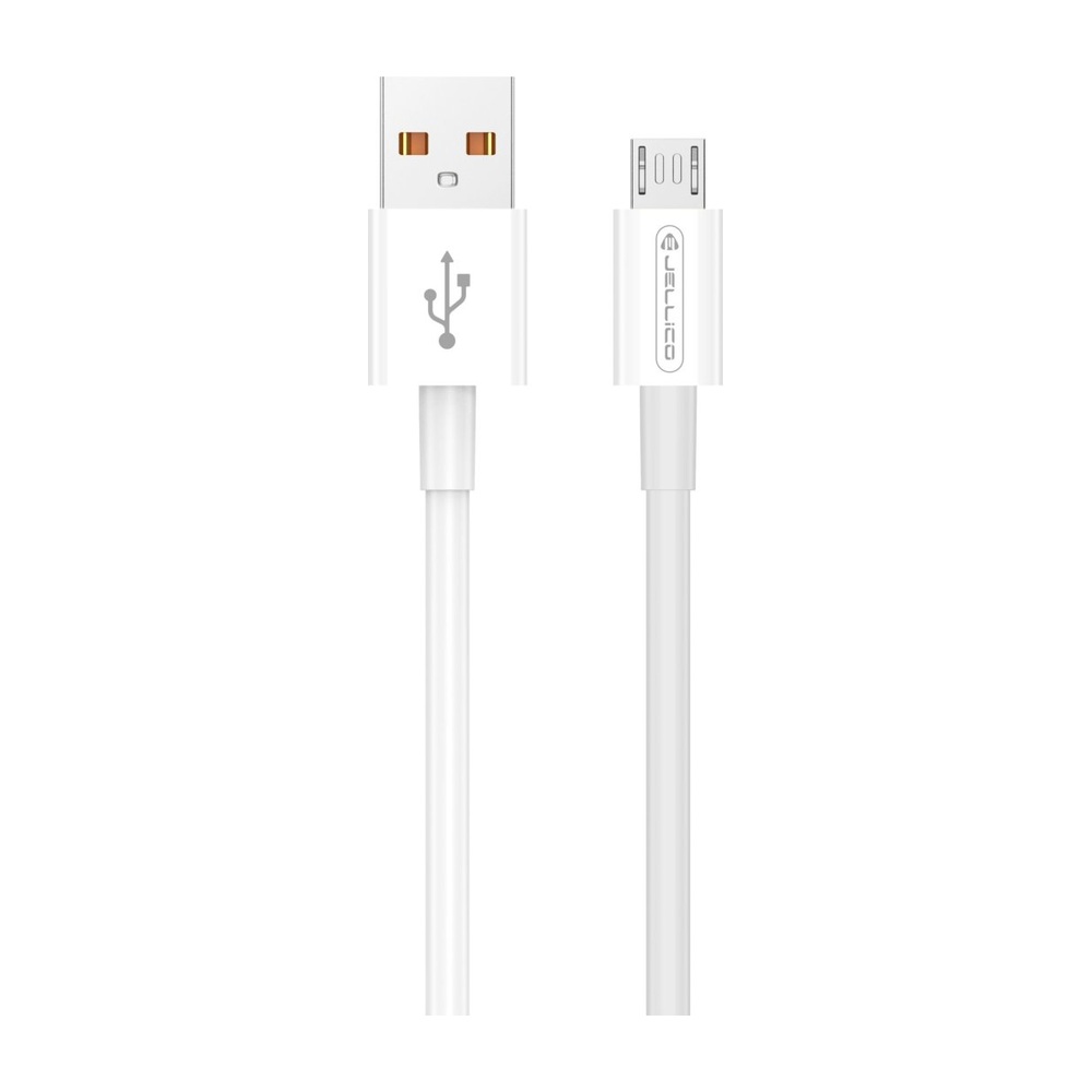 Кабель USB-A — Micro-USB Jellico B1 3.1 А Белый 1 м