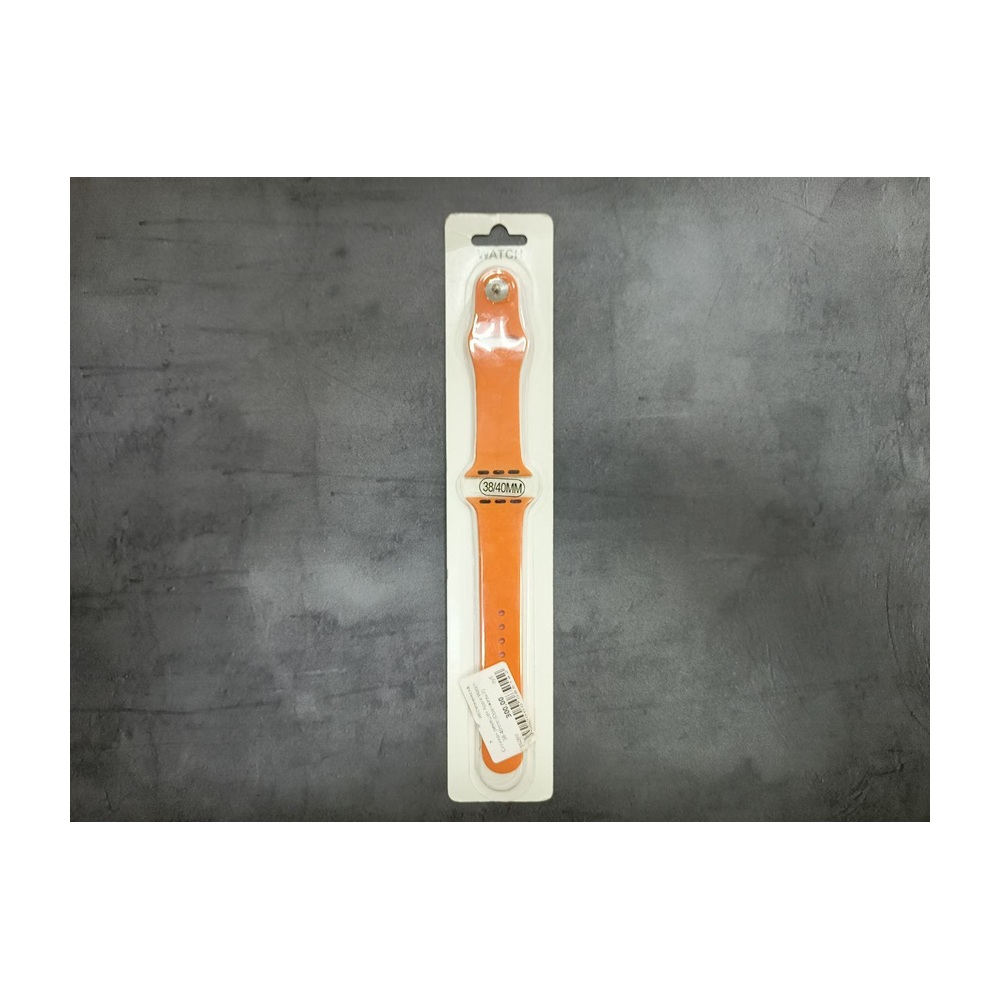 Силикон ремешок Apple Watch 38-40mm (Оранжевый)
