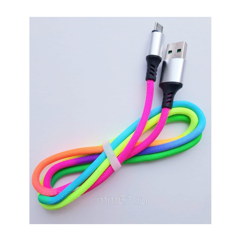 Кабель USB-A — Micro-USB SmartBuy Flow 3D в оплетке TPE длина 1 м