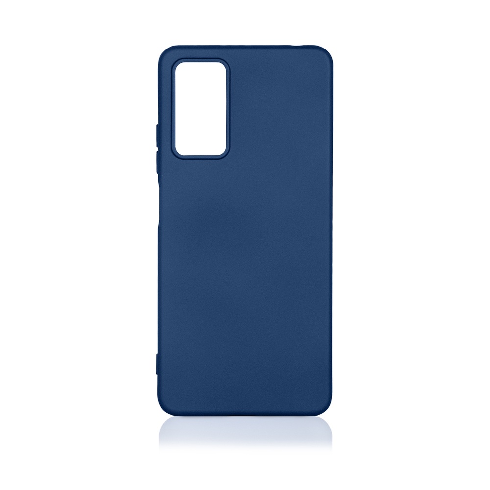 Силиконовый чехол с микрофиброй для Xiaomi Redmi Note 11 Pro/ 11 Pro 5G DF xiOriginal-27 (blue)