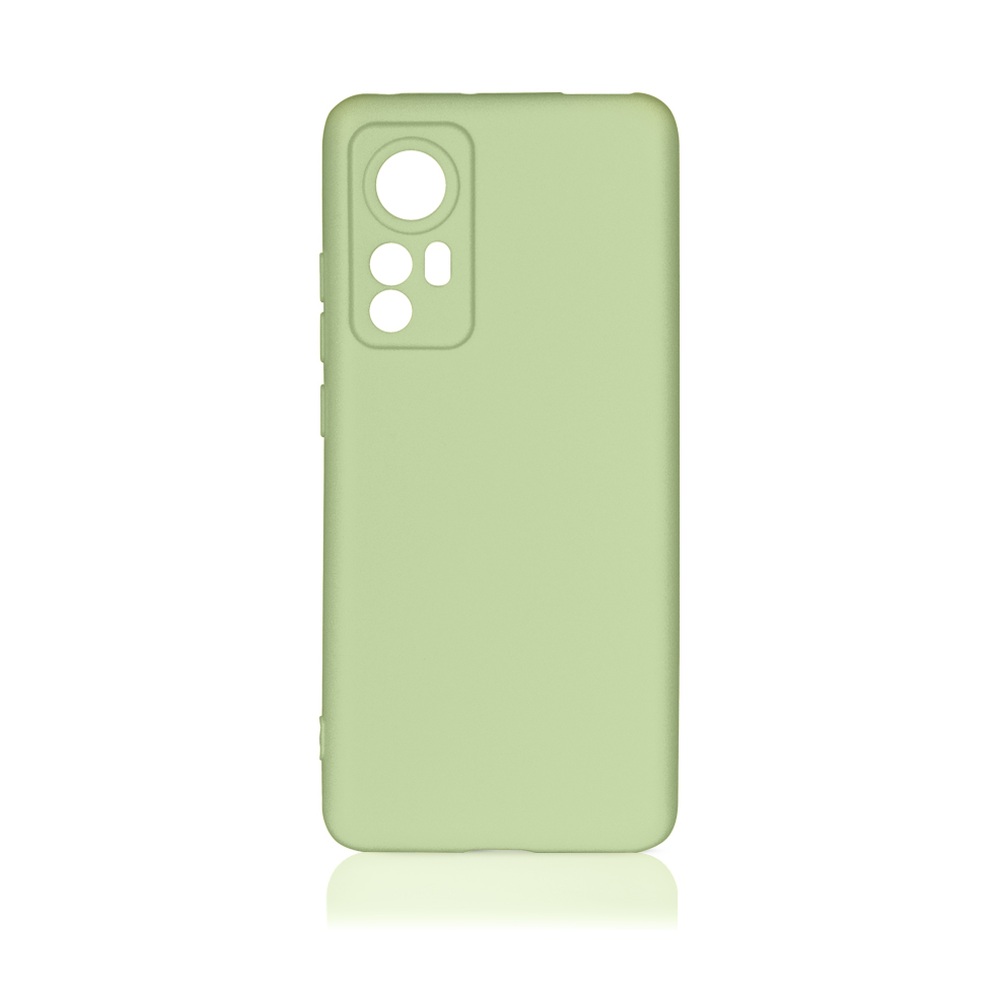 Силиконовый чехол для Xiaomi 12/12X DF xiCase-63 (light green)