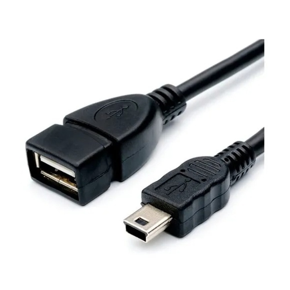 Кабель OTG USBAF Mini 5P BM 1м