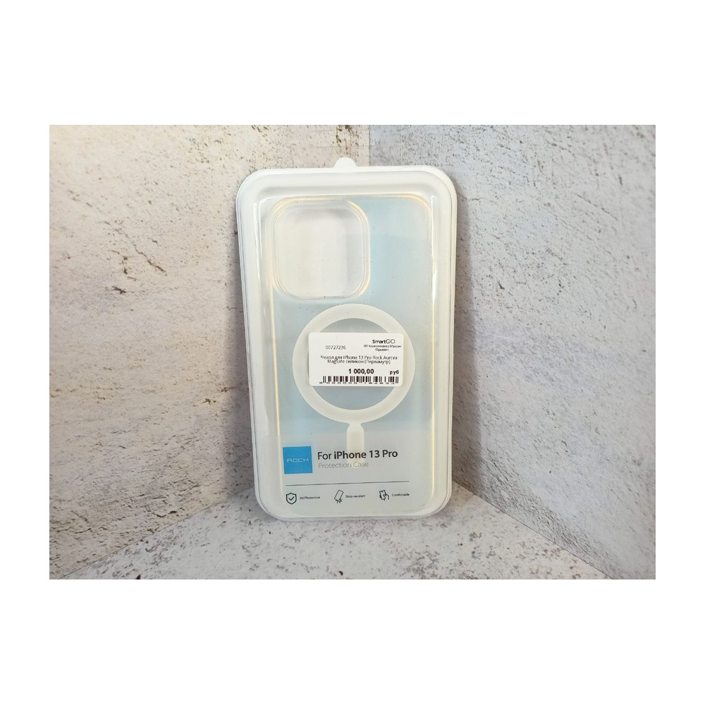 Чехол для iPhone 13 Pro Rock Aurora MagSafe силикон (Перламутр)