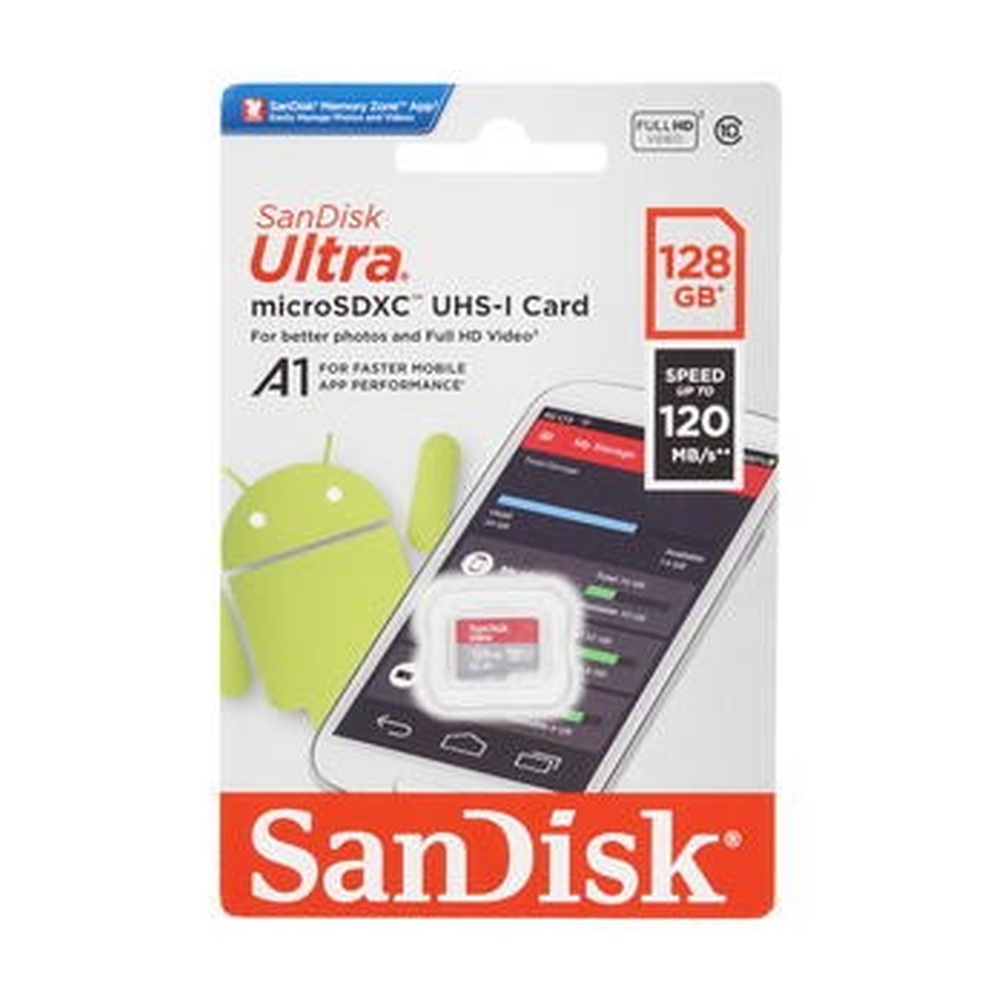 Карта памяти SanDisk microSDXC Ultra 128 ГБ