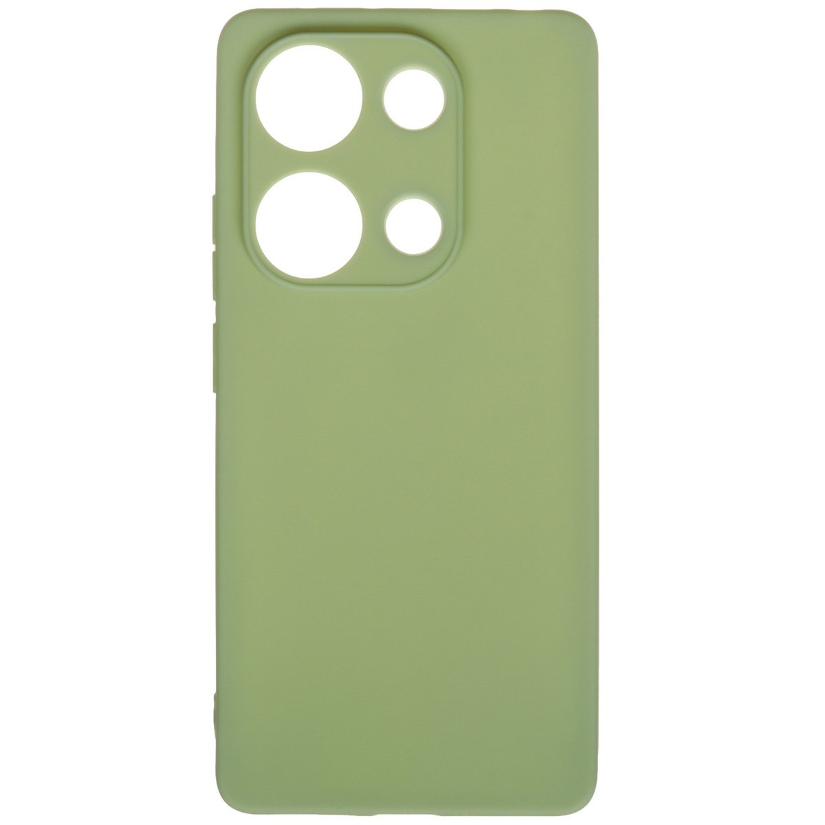 Силиконовый чехол для Poco M6 Pro (4G)/Xiaomi Redmi Note 13 Pro (4G) DF (light green)