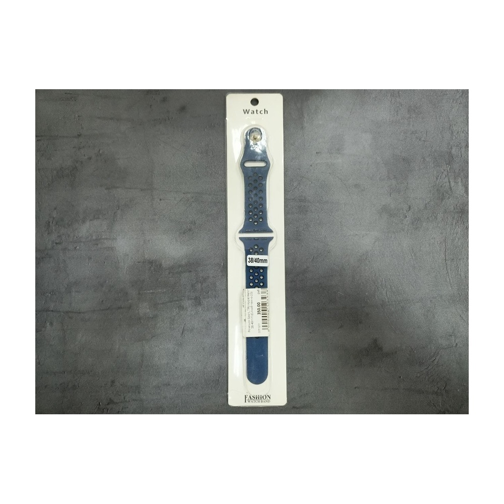 Ремешок Sport_TPU Apple Watch 38-40mm (Синий-темно 25)