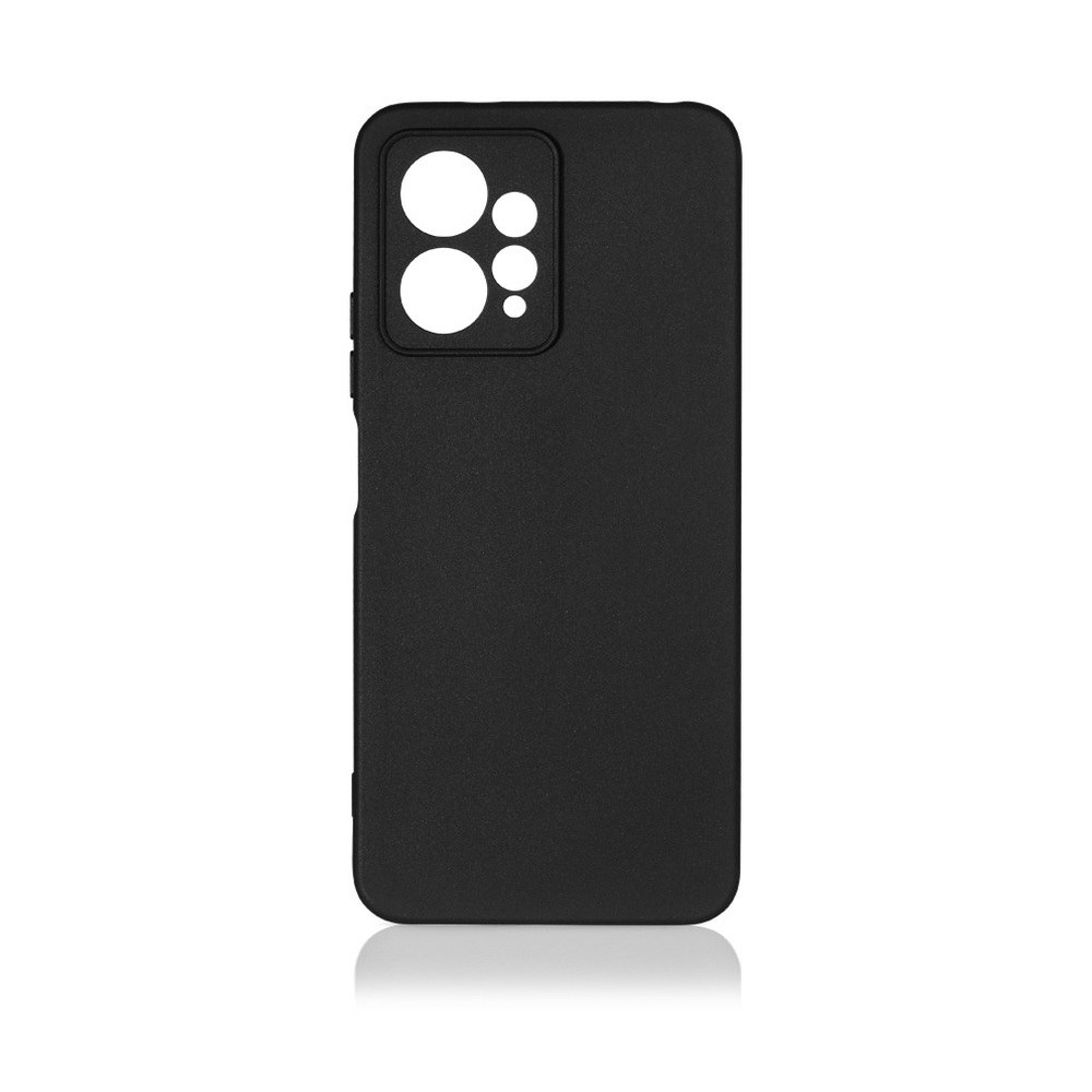 Силиконовый чехол для Xiaomi Redmi Note 12 (4G) DF (black)
