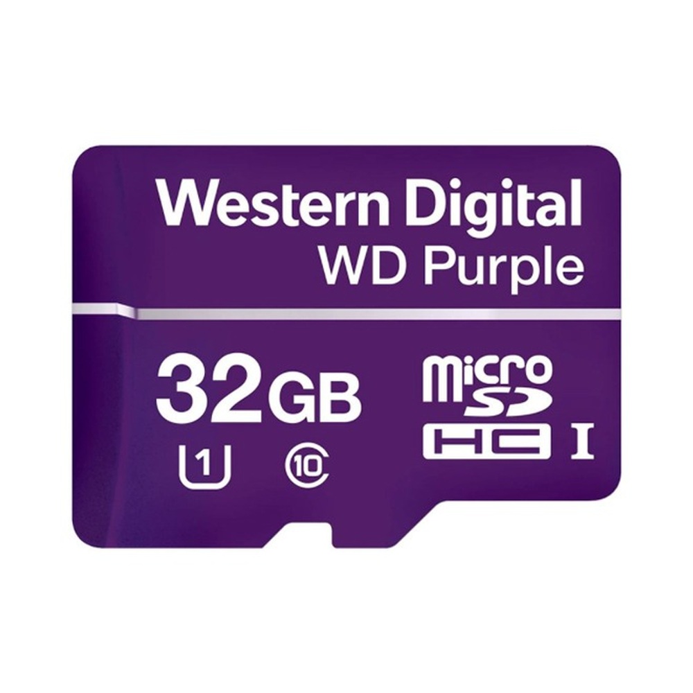 Карта памяти WD microSDHC Purple 32 ГБ
