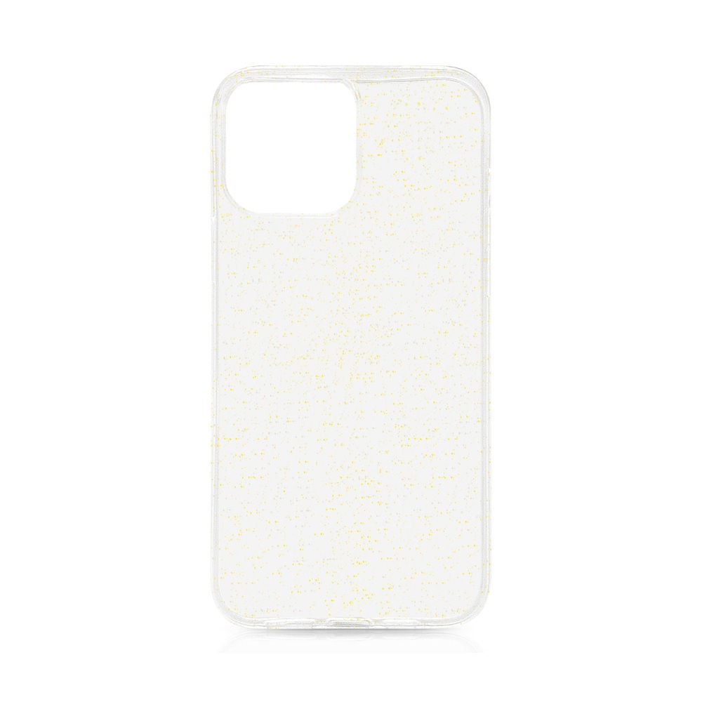 Силиконовый чехол с блестками для iPhone 13 mini DF