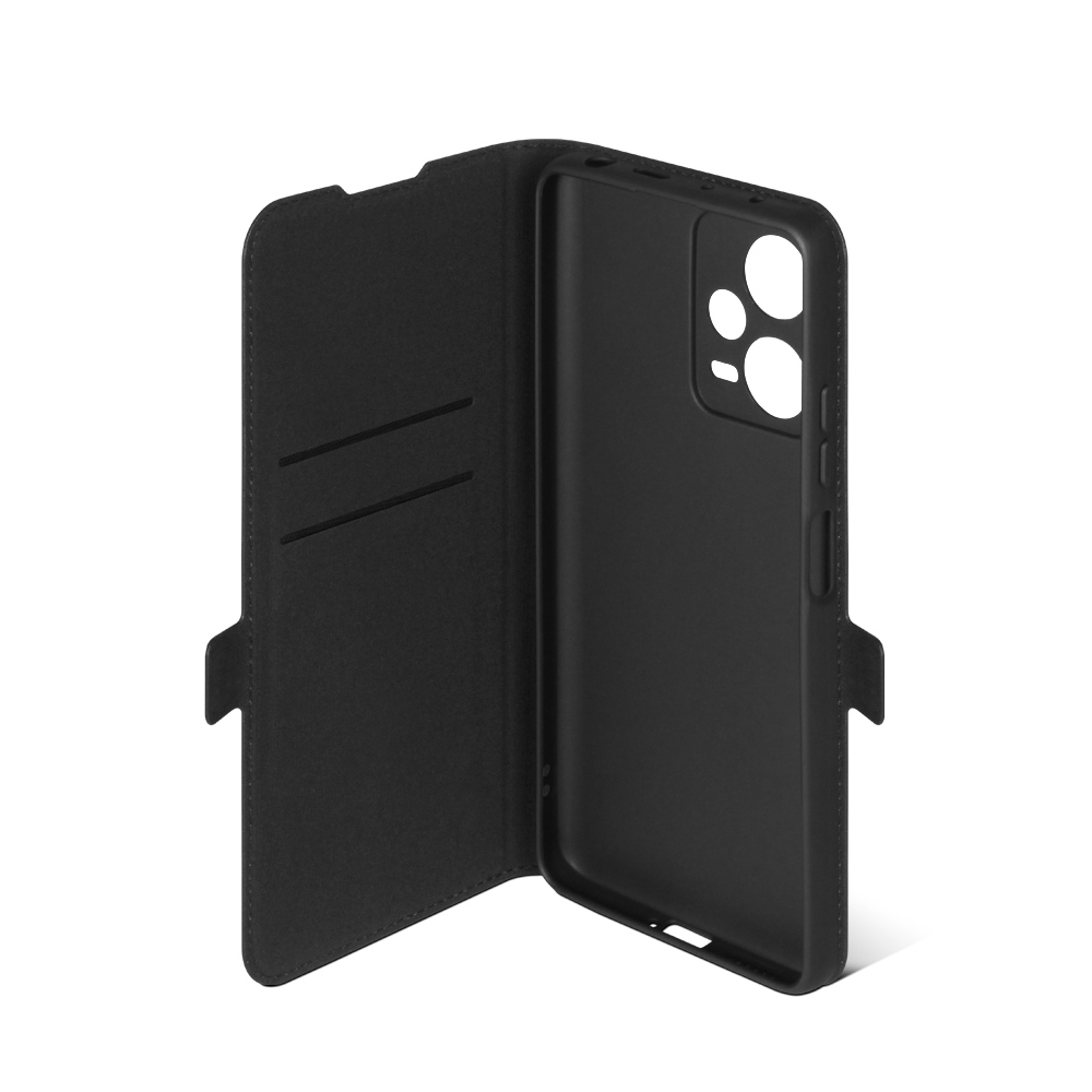 Чехол с флипом для Xiaomi Redmi Note 12 Pro+ (5G) DF (black)