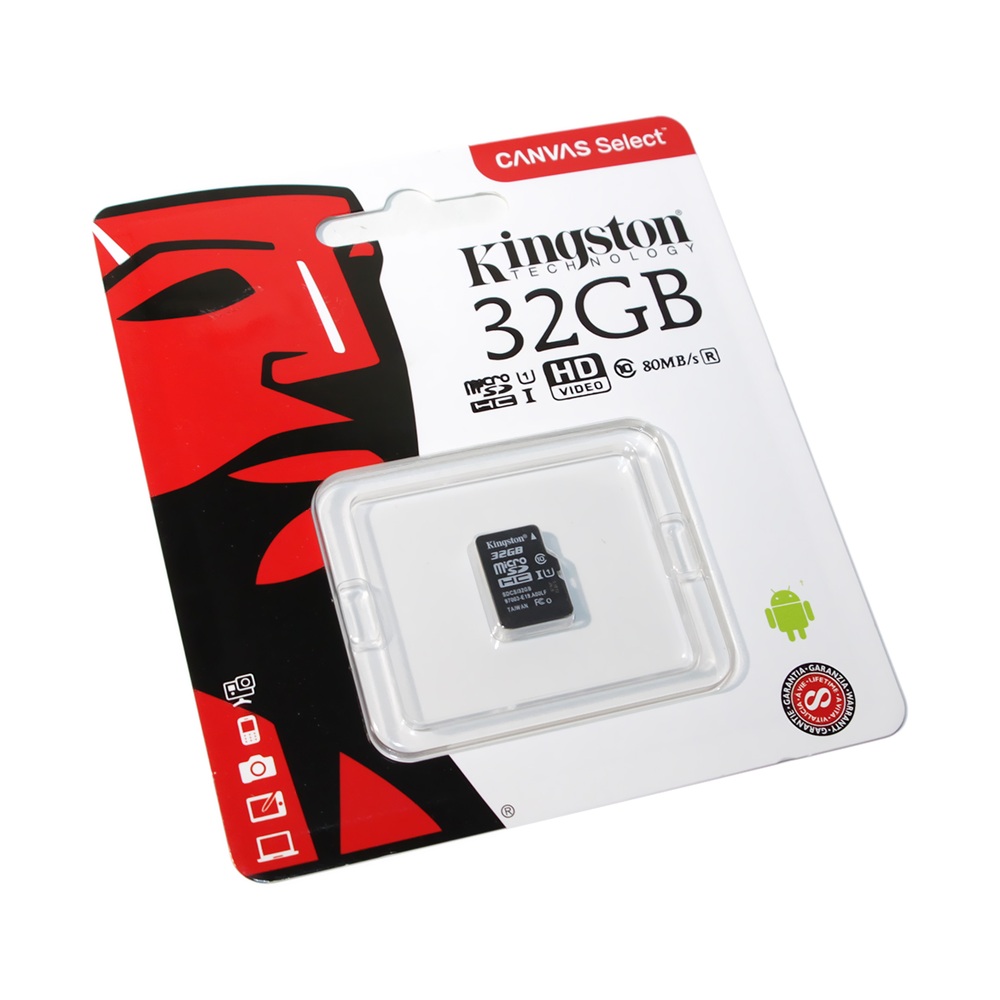 Карта памяти Kingston microSDHC 32 ГБ SDCS/32GBSP