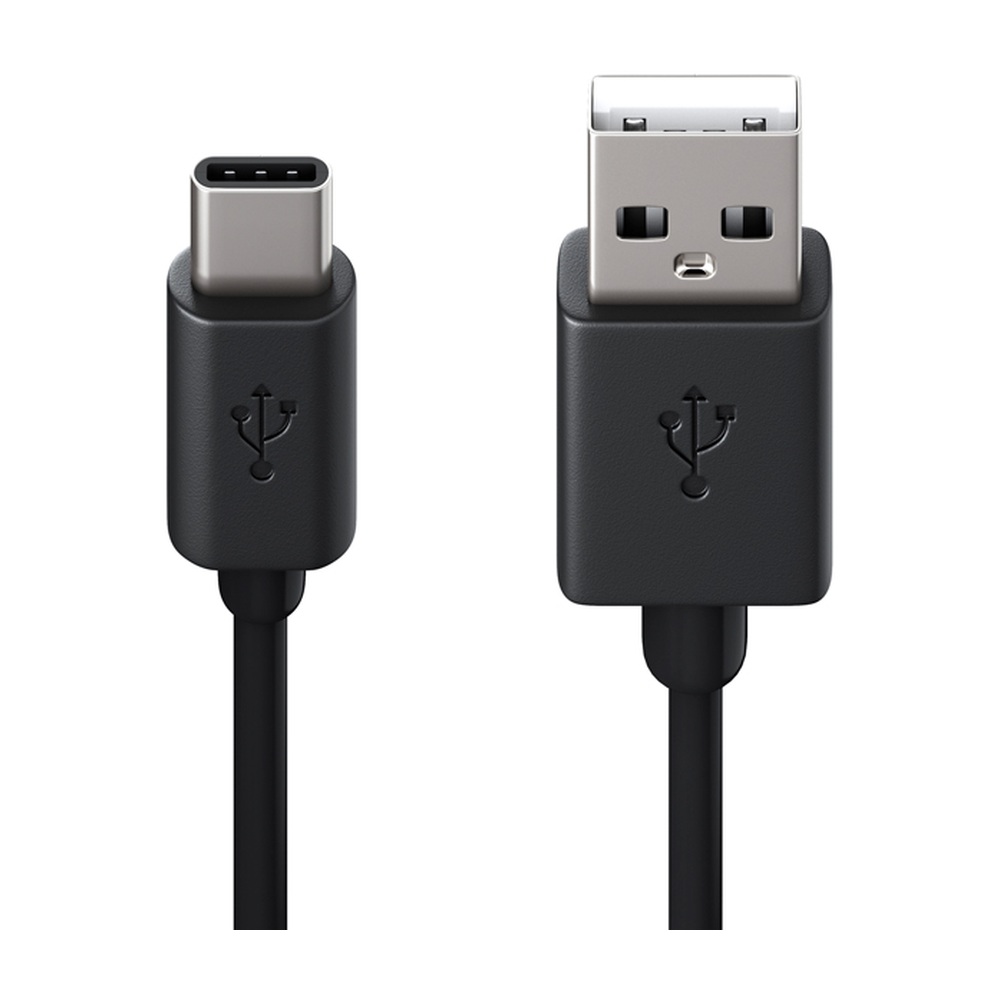Кабель USB-A — USB-C Red Line Black 1м