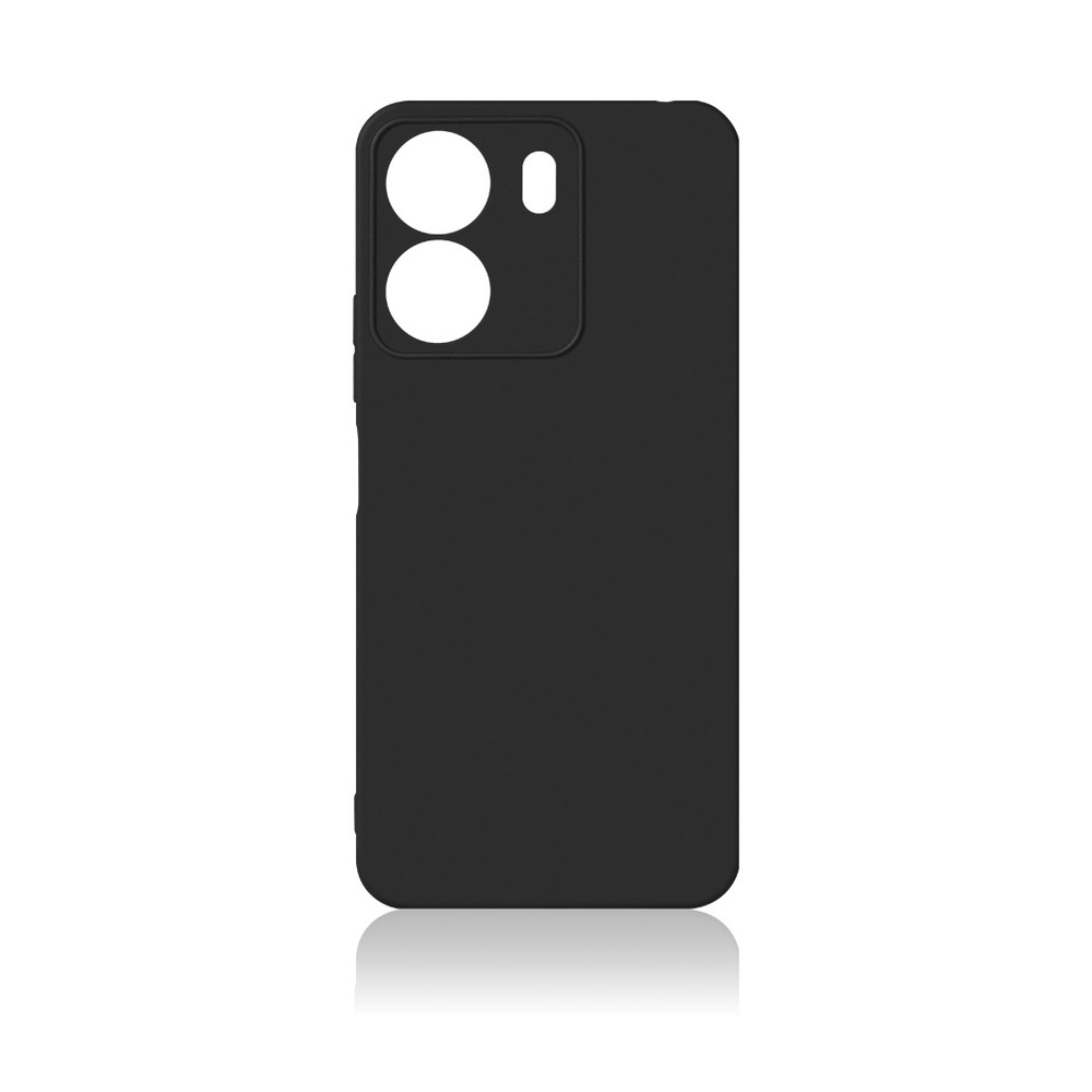 Силиконовый чехол для Xiaomi Redmi 13C/Poco C65 DF (black)