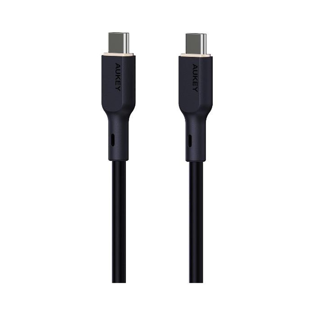 Кабель USB-C — USB-C Aukey Silicone 140 Вт Black 1 м