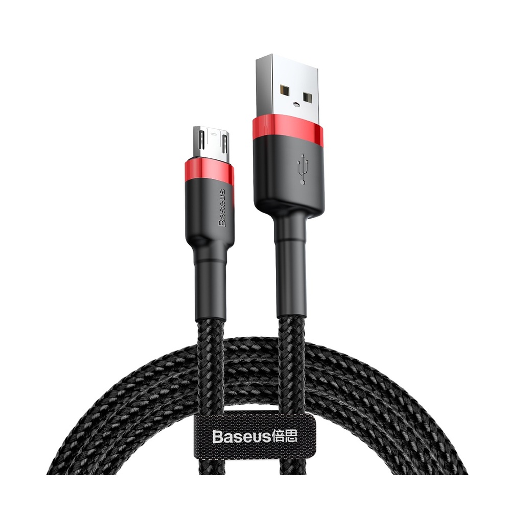Кабель USB-A — Micro-USB Baseus cafule Cable 2.4 А (Red Black) 1 м