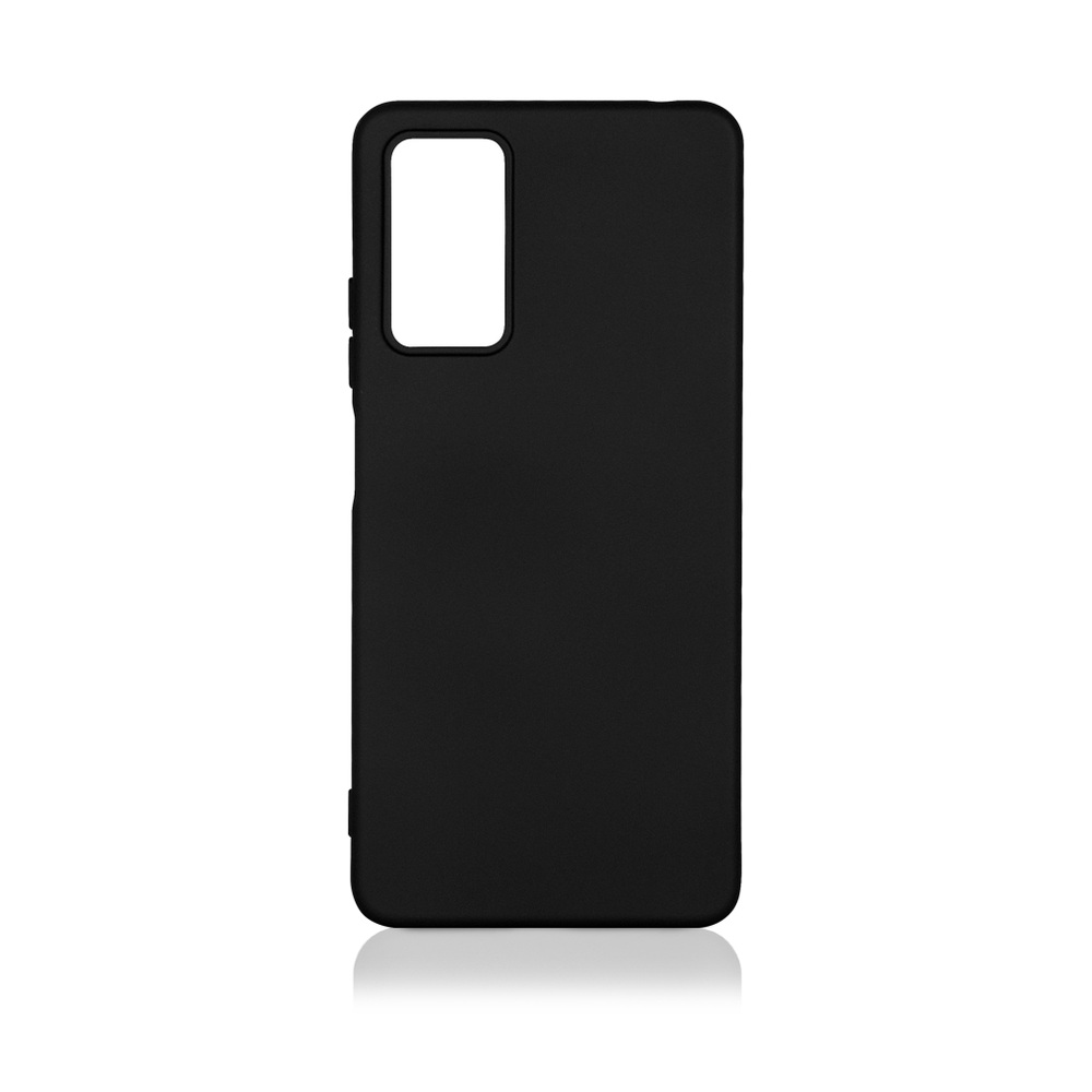 Силиконовый чехол с микрофиброй для Xiaomi Redmi Note 11 Pro/ 11 Pro 5G DF xiOriginal-27 (black)