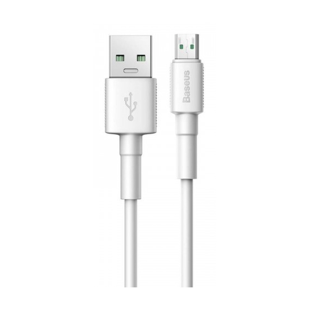 Кабель USB-A — Micro-USB Baseus Mini White Cable 2.4 А White 1 м