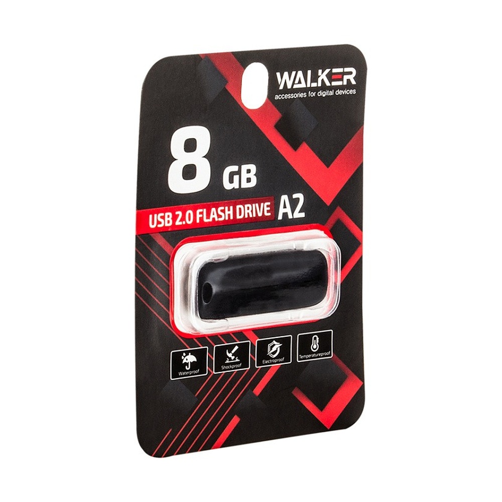 USB-накопитель WALKER 8 ГБ USB 2.0 (ecopack)