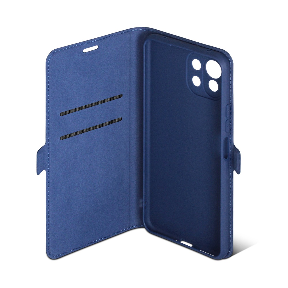 Чехол с флипом для  Xiaomi Mi 11 Lite DF xiFlip-71 (blue)
