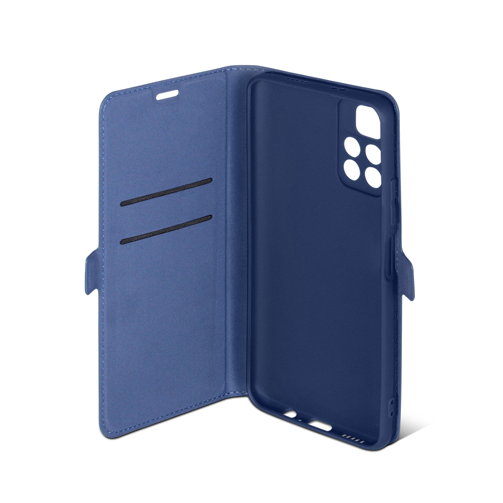 Чехол с флипом для Poco M4 Pro 5G DF poFlip-05 (blue)