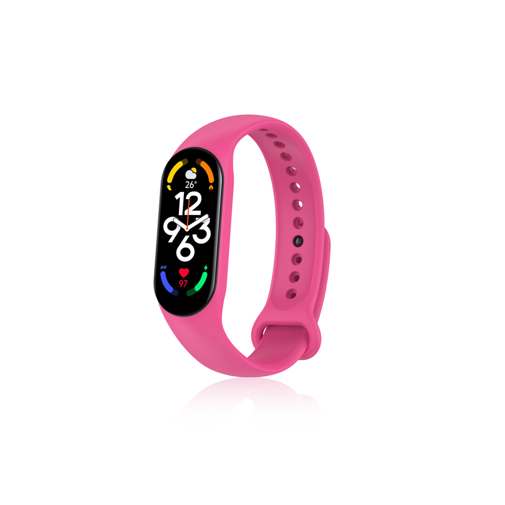 Ремешок классический силиконовый для Xiaomi Mi Band 7/Smart Band 7 DF