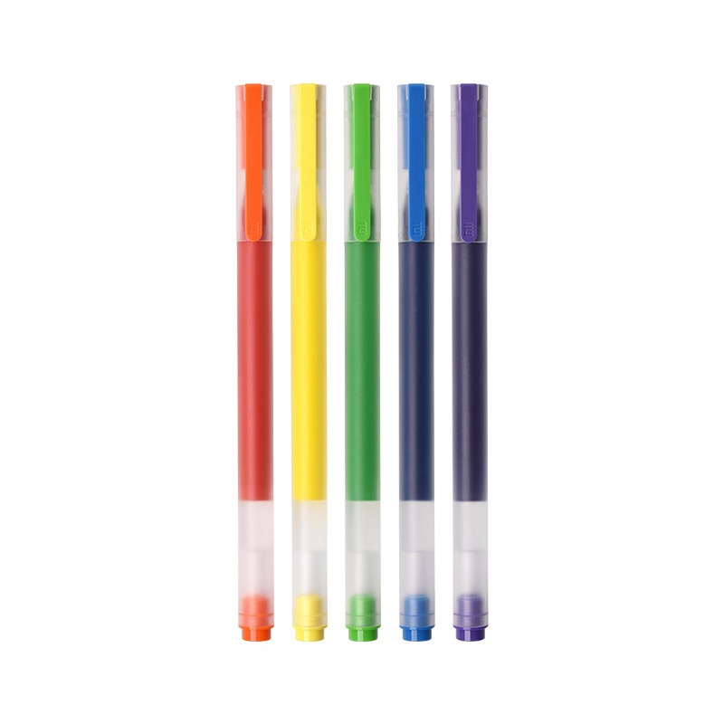 Набор цветных ручек Xiaomi Rainbow Gel Pen 5 Colors