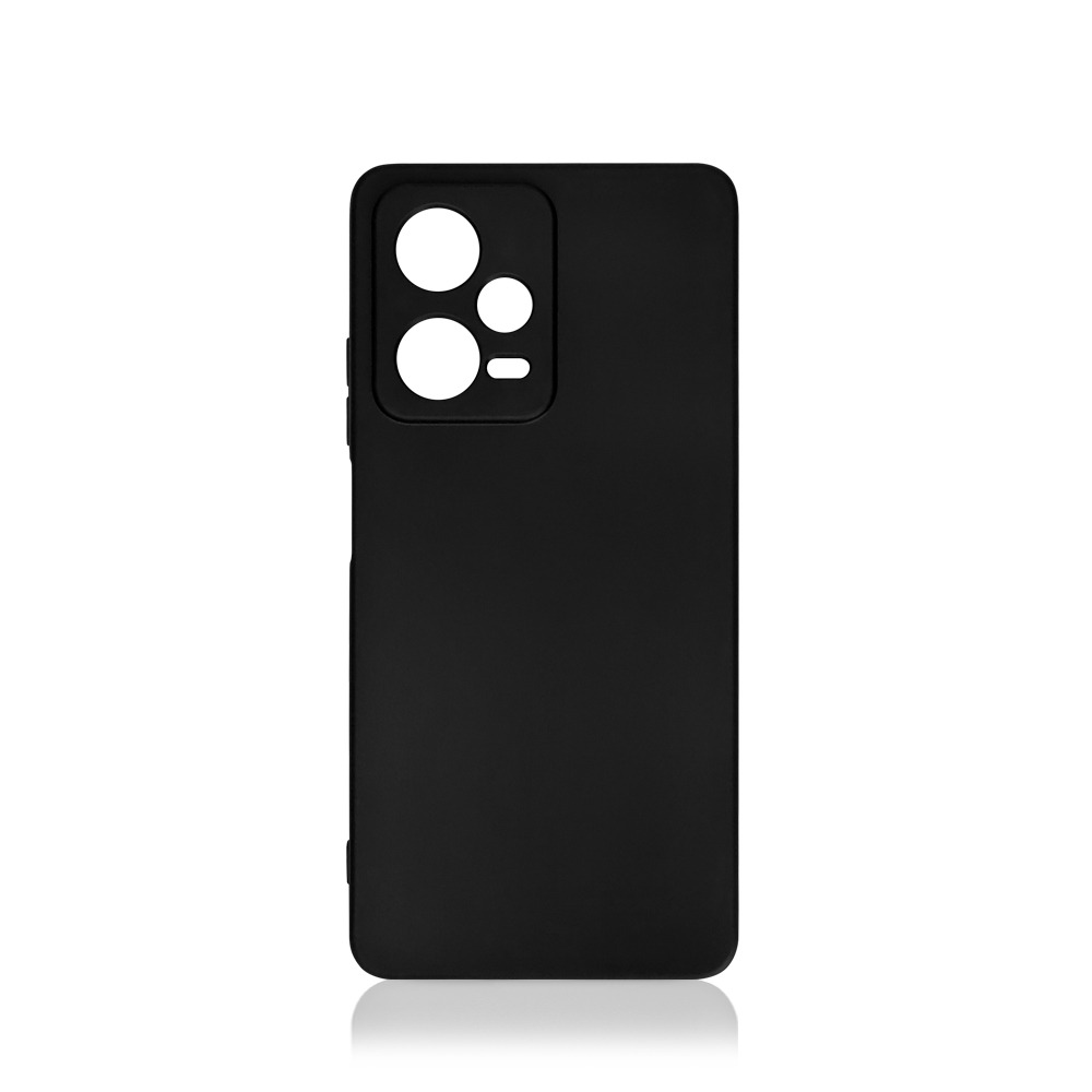 Силиконовый чехол для Xiaomi Redmi Note 12 Pro (5G) DF (black)