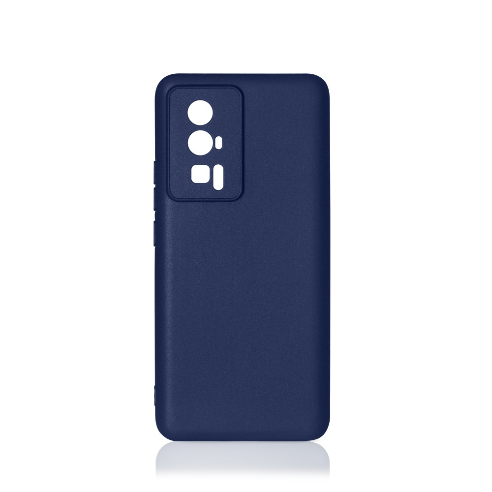 Силиконовый чехол для Poco F5 Pro DF (blue)