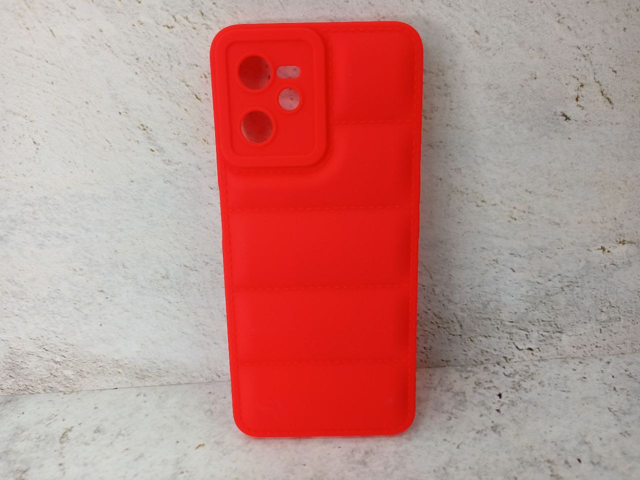 Силиконовый чехол (дутый) для Realme C35 DF rmJacket-03 (red)