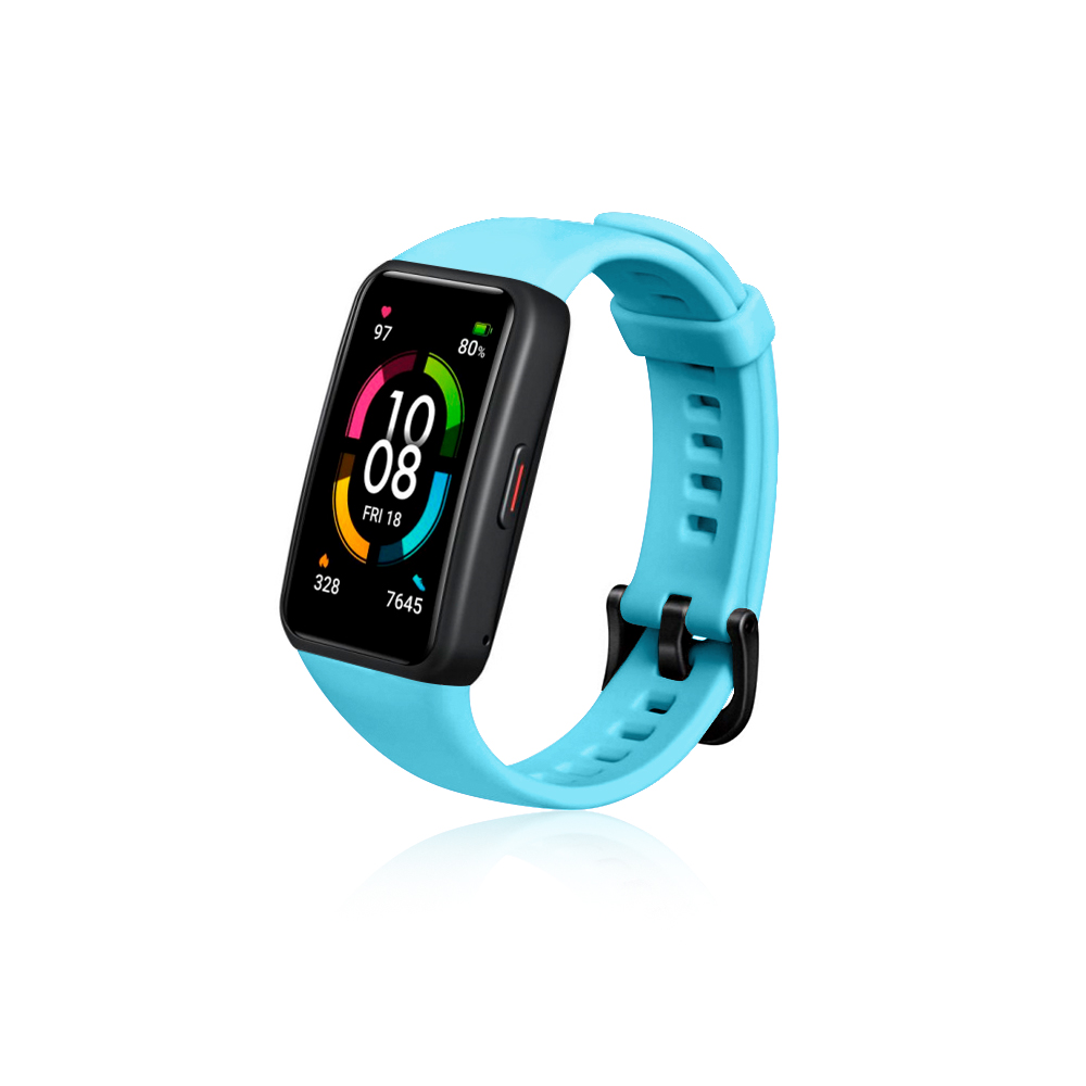 Ремешок для Honor Band 6 DF (голубой)