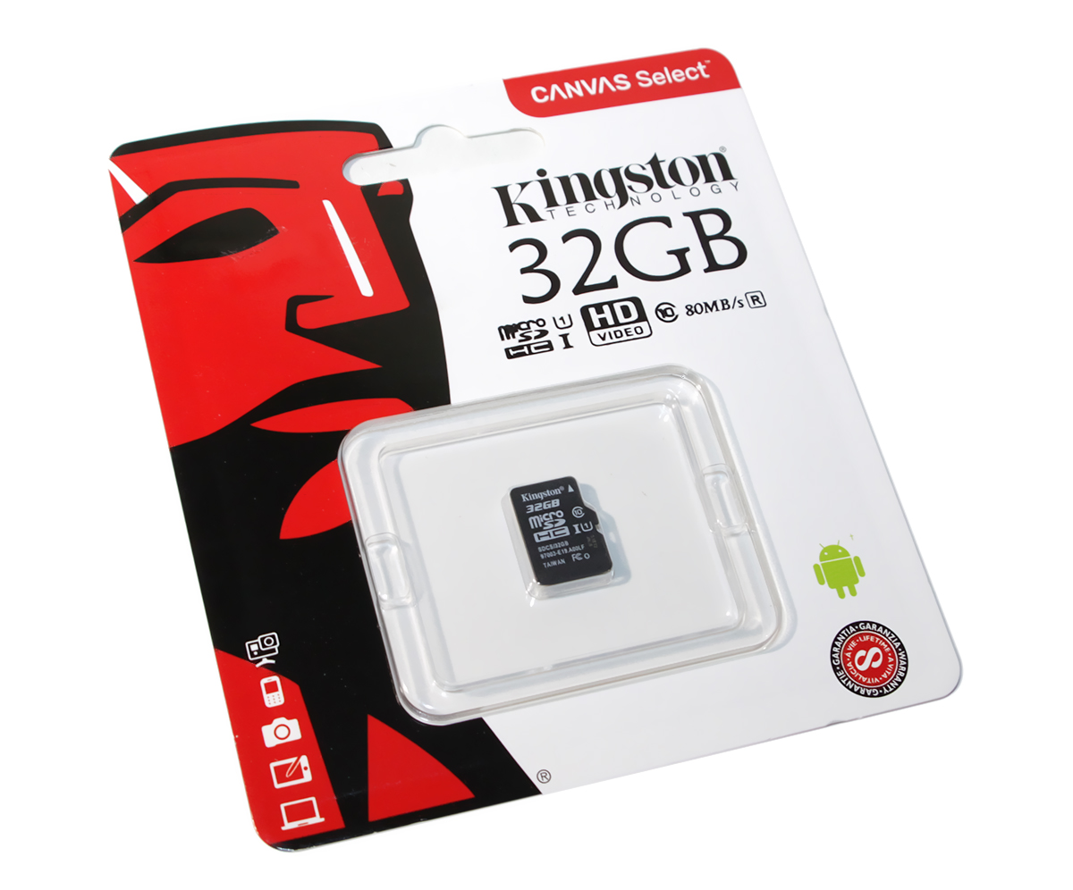 Карта памяти Kingston microSDHC 32 ГБ [SDCS/32GBSP]