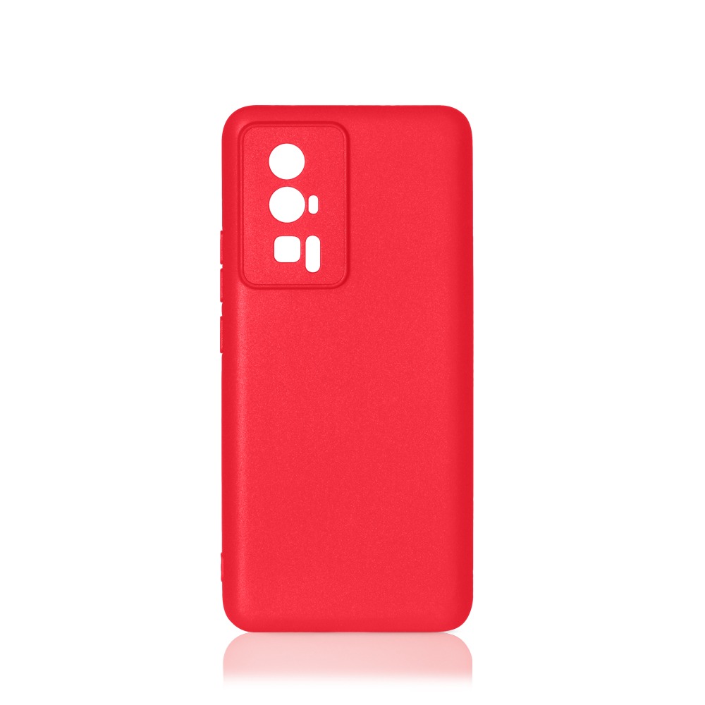 Силиконовый чехол для Poco F5 Pro DF (Red)