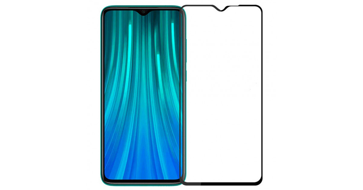 Защитное стекло 5D для Xiaomi Redmi Note 8 Pro