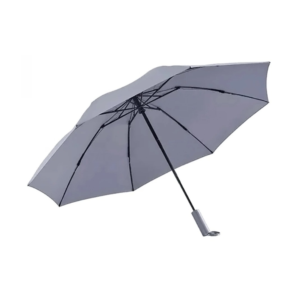 Зонт автоматический 90 Points Automatic Umbrella With LED Flashlight Gray