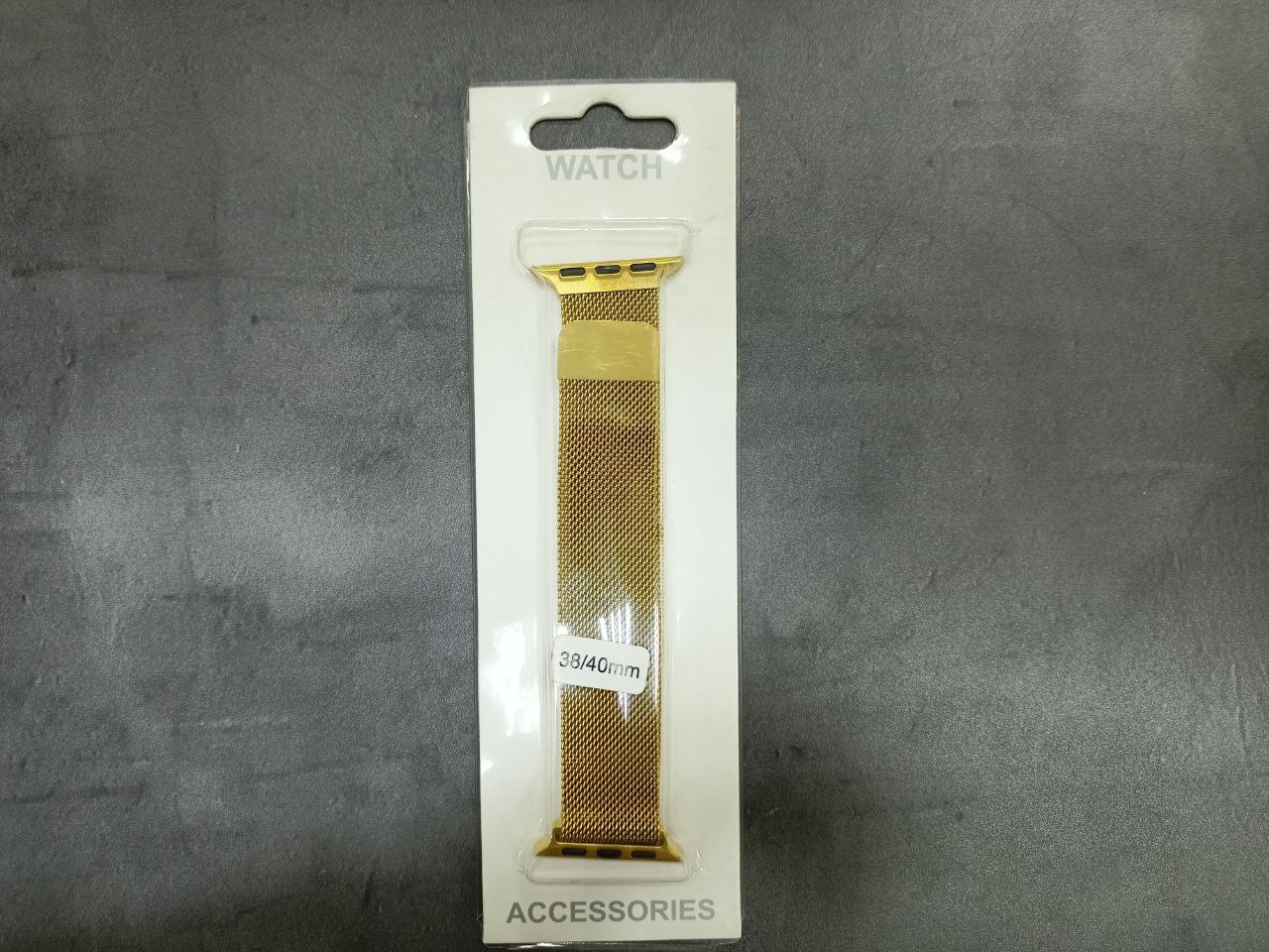 Браслет металлический Apple Watch 38-40mm Milanese (Золотой 5)