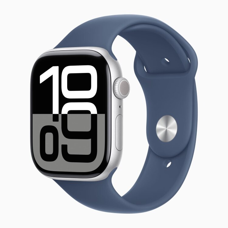 Apple Watch Series 10 42mm Silver Sport Band