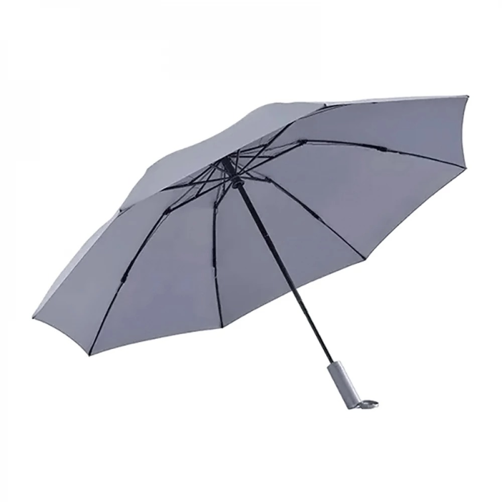 Зонт автоматический 90 Points Automatic Umbrella With LED Flashlight Gray