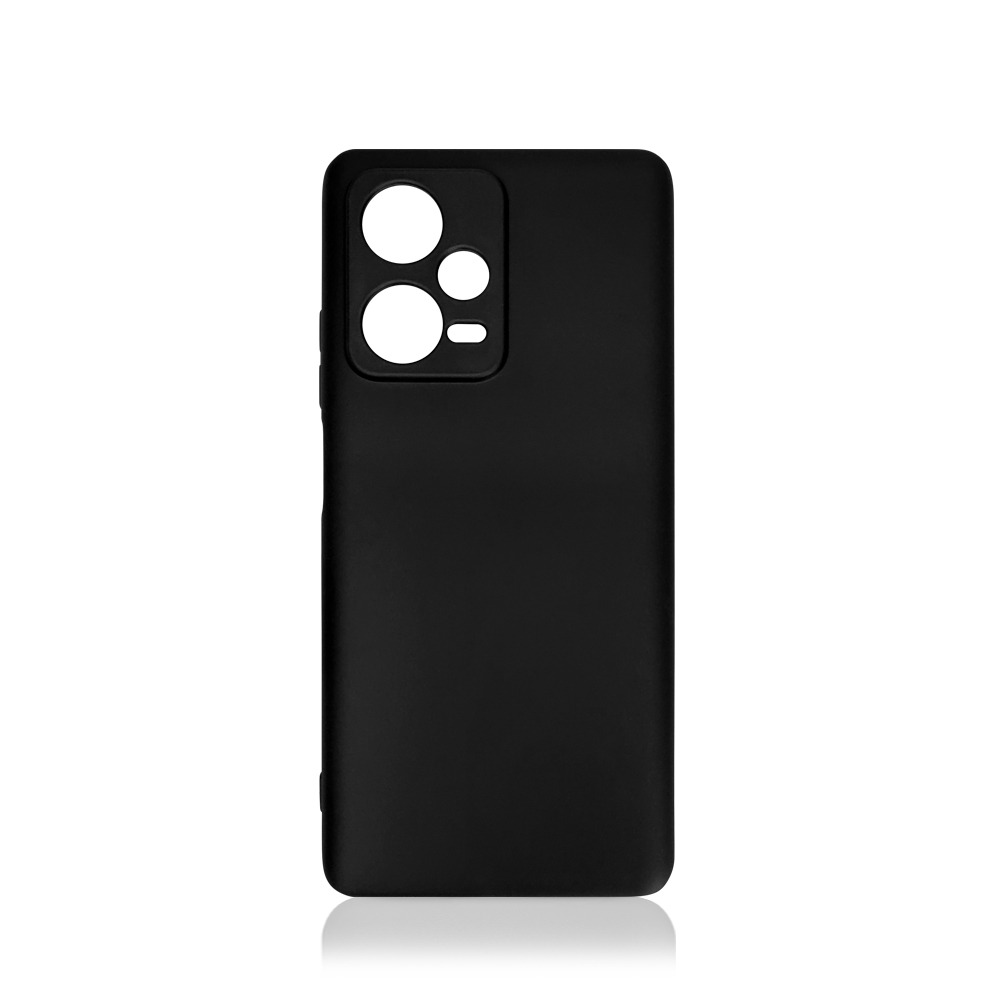 Силиконовый чехол для Xiaomi Redmi Note 12 Pro+ (5G) DF (black)