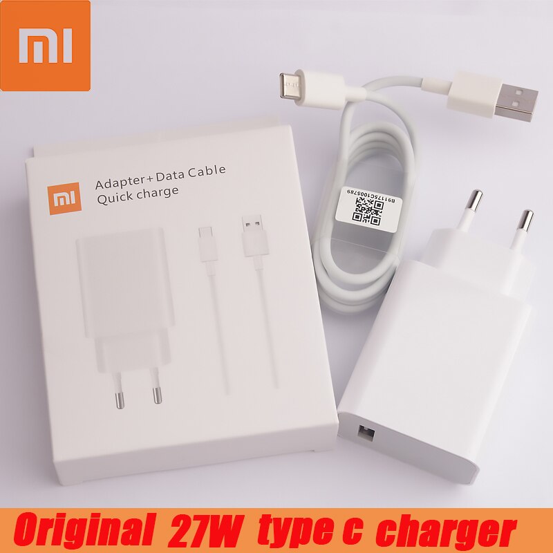 Зарядное устройство Xiaomi 27W Cable Type-C Quick Charge 4.0