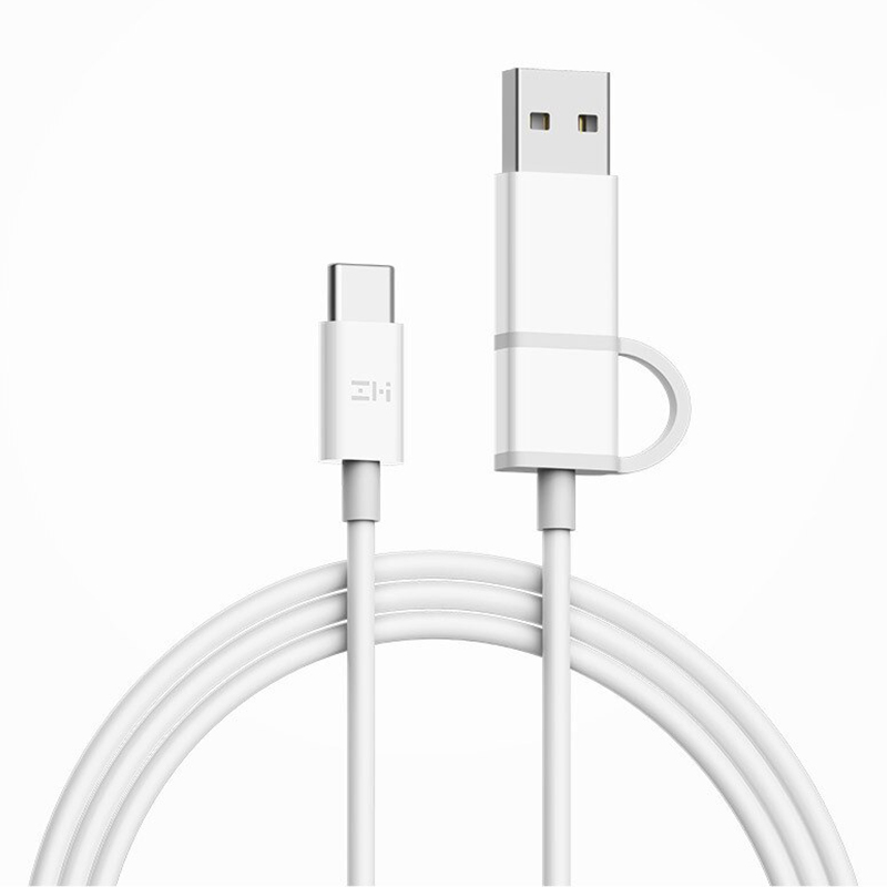 Кабель 2in1 USB/Type-C/Type-C ZMI 100см AL311