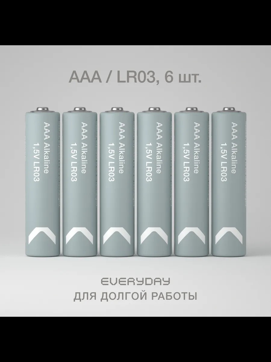 Батарейка алкалиновая COMMO Everyday Batteries LR03-ААА