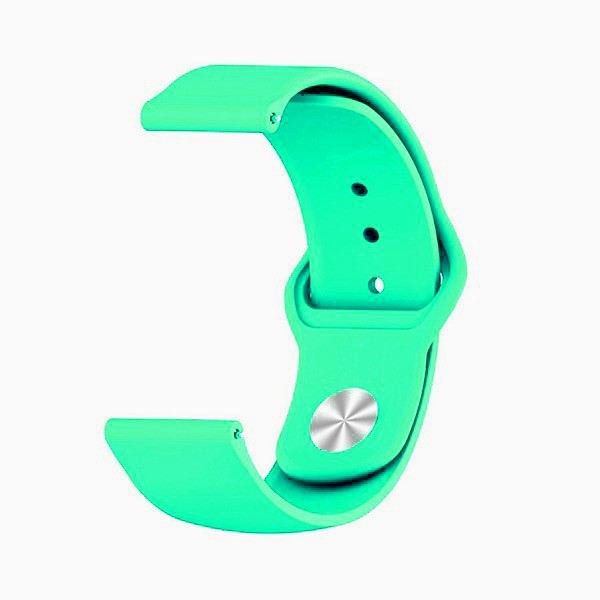 Сменный силиконовый браслет 22мм (Мятный)