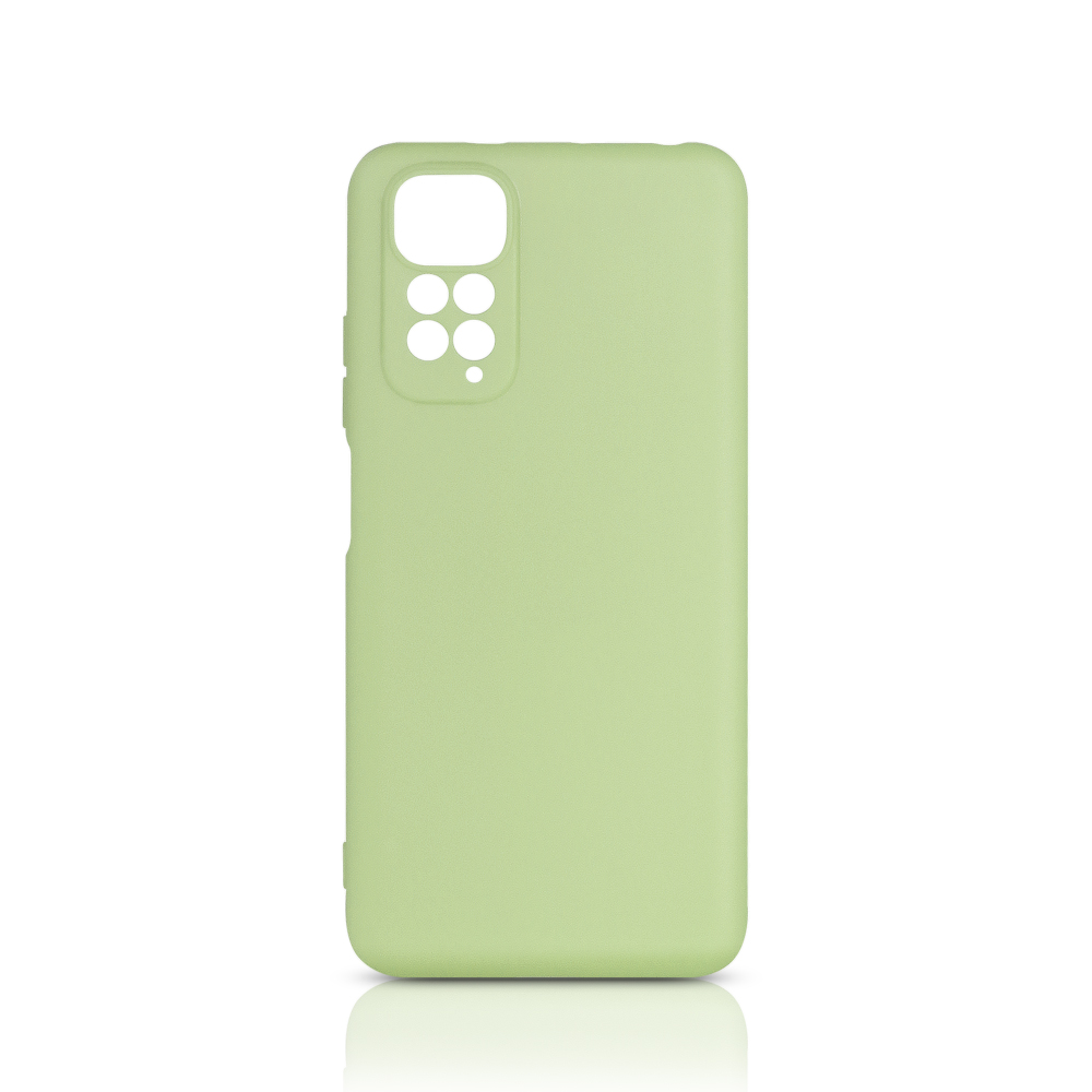 Силиконовый чехол для Xiaomi Redmi Note 11/11s DF xiCase-61 (light green)