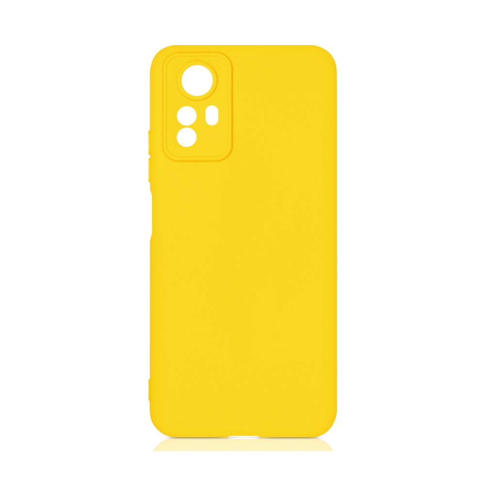 Силиконовый чехол для Xiaomi Redmi Note 12s DF (yellow)