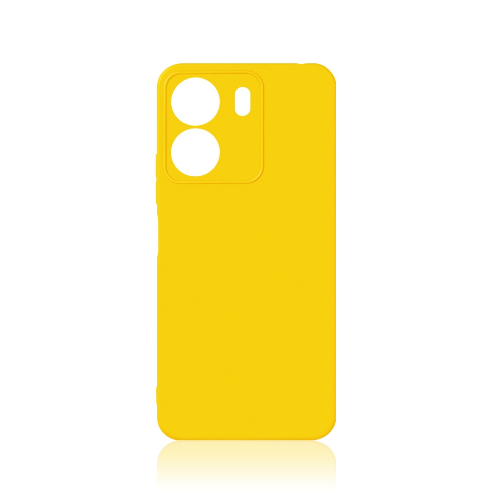Силиконовый чехол для Xiaomi Redmi 13C/Poco C65 DF (yellow)