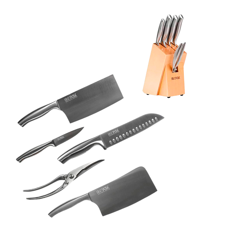 Набор кухонных ножей Huo Hou Nano Steel Knife Set 6 in 1