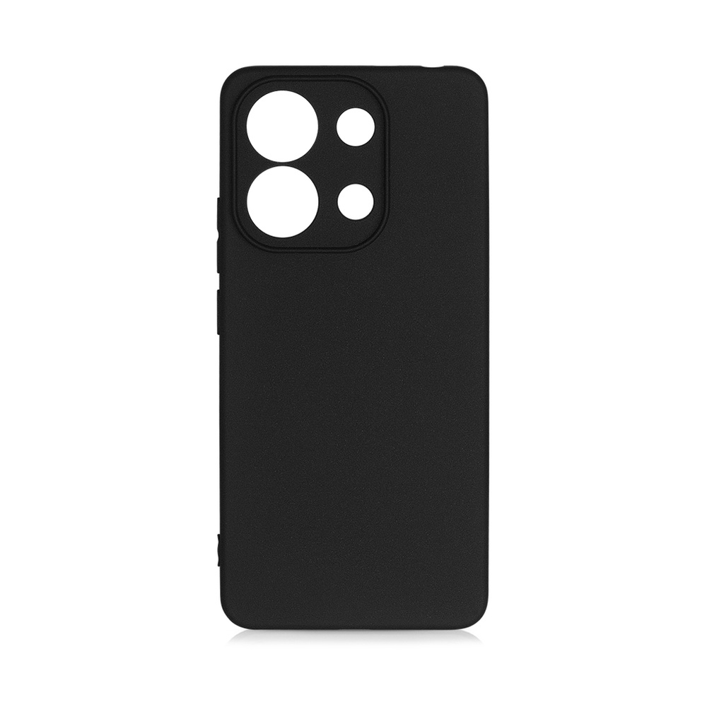 Силиконовый чехол для Xiaomi Redmi Note 13 (4G) DF (black)